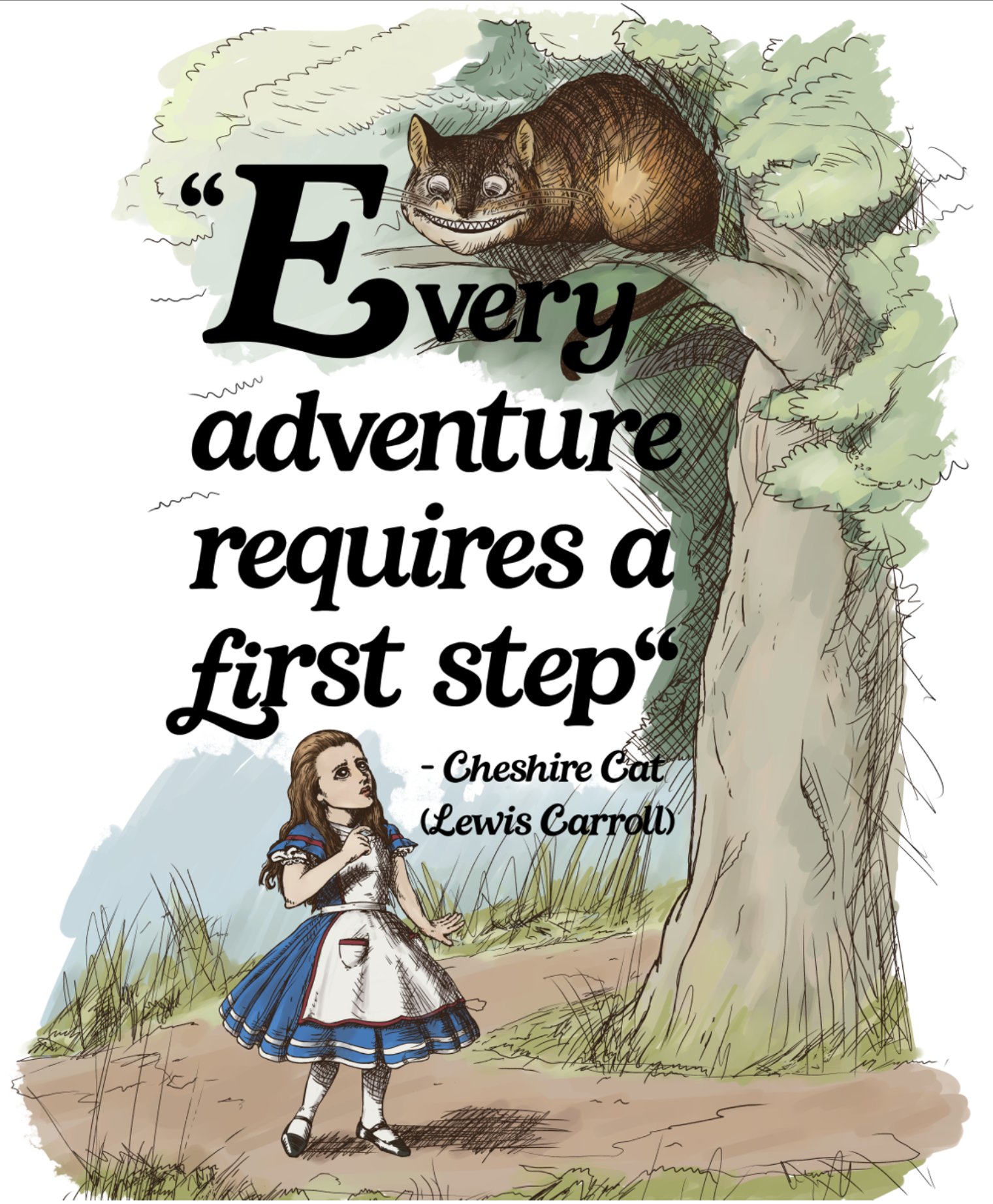 Alice In Wonderland Illustration